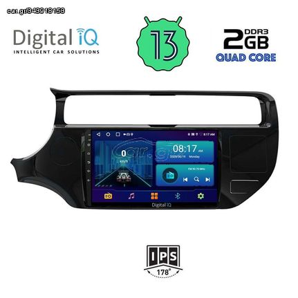 MEGASOUND - DIGITAL IQ BXB 1315_GPS (9inc) MULTIMEDIA TABLET for KIA RIO mod. 2015-2018