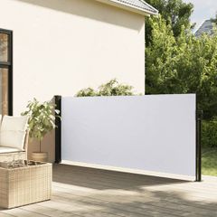 Σκίαστρο Πλαϊνό Συρόμενο Λευκό 120 x 600 εκ. 4004496