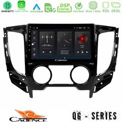 Cadence QG Series 8Core Android13 4+64GB Mitsubishi L200 2016-> & Fiat Fullback (Manual A/C) Navigation Multimedia Tablet 9″