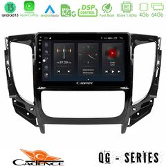 Cadence QG Series 8Core Android13 4+64GB Mitsubishi L200 2016-> & Fiat Fullback (Auto A/C) Navigation Multimedia Tablet 9″