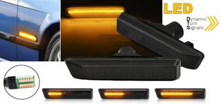 ΣΕΤ Πλαϊνά Φλας Φτερού ~~Led Dynamic Smoke~~ BMW 3 (E36) - X5 (E53) -thumb-1