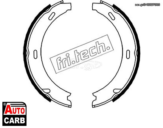 Σετ Σιαγονων Φρενων Χειροφρενο fri.tech. 1052.117 για MERCEDES-BENZ 190 1982-1993, MERCEDES-BENZ A-CLASS 1997-2012, MERCEDES-BENZ B-CLASS 2005-2011