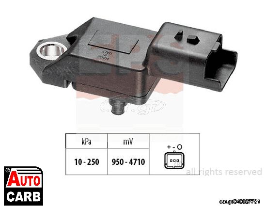 Αισθητ Πιεση Πολλ Εισαγωγης EPS 1993034 για MINI MINI 2005-2015, PEUGEOT 1007 2005-, PEUGEOT 206 1998-2012