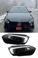 ΦΑΝΑΡΙΑ ΕΜΠΡΟΣ Full LED Mercedes A-Class W177 V177 (2018-Up) Conversion from Halogen to LED