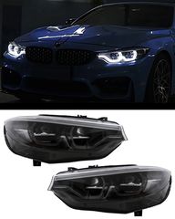 ΦΑΝΑΡΙΑ ΕΜΠΡΟΣ LED Headlights BMW 4 Series F32 F33 F36 (2013-2019) Conversion from HID to LED