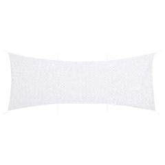 vidaXL Δίχτυ Σκίασης Παραλλαγής Λευκό 623x203 εκ. με Σάκο Αποθήκευσης