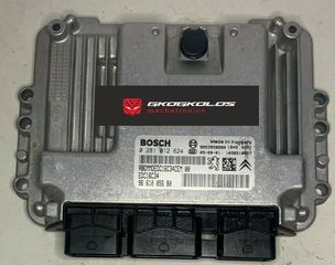 ΕΓΚΕΦΑΛΟΣ CITROEN - PEUGEOT C5 307 1.6 HDI BOSCH EDC 16C34 DIESEL 0281012624 9661005680 9653958980 ΞΕΚΛΕΙΔΩΤΟΣ ΑΡΙΣΤΟΣ - ΕΓΓΥΗΣΗ!!