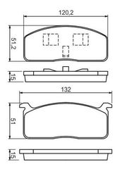 ΔΙΣΚΟΦΡΕΝΑ TOYOTA HILUX RN30/RN40 1978-1983 & HIACE RH11/RH20/RH30 1977-1983 AKEBONO JAPAN