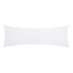 vidaXL Δίχτυ Σκίασης Παραλλαγής Λευκό 809x207 εκ. με Σάκο Αποθήκευσης