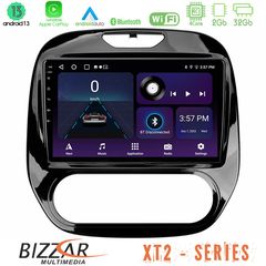 MEGASOUND - Bizzar XT2 Series 4Core Android13 2+32GB Renault Captur 2013-2019 (Manual AC) Navigation Multimedia Tablet 9"