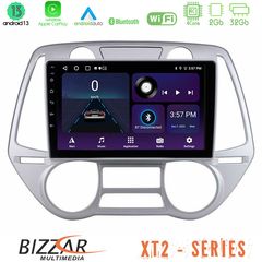 MEGASOUND - Bizzar XT2 Series 4Core Android13 2+32GB Hyundai i20 2009-2012 Auto A/C Navigation Multimedia Tablet 9"