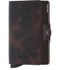 Secrid Twinwallet Vintage Chocolate – Δερμάτινο RFID Πορτοφόλι