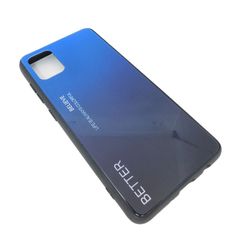 Πλαστική Θήκη για Samsung A51 Μαύρο/Μπλε 12218