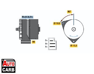 Δυναμό BOSCH 0120489328 για MERCEDES-BENZ KOMBI 1985-1993, MERCEDES-BENZ Saloon 1984-1993, MERCEDES-BENZ SL 1971-1989