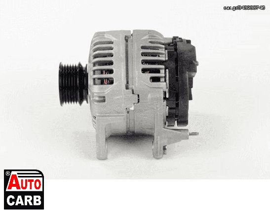 Δυναμό BOSCH 0124315003 για SKODA OCTAVIA 1996-2010, VW BORA 1998-2014, VW FOX 2003-2015