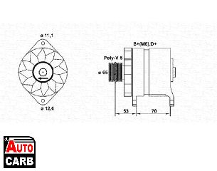 Δυναμό MAGNETI MARELLI 063321096010 για ALFA ROMEO 33 1990-1994, FERRARI F40 1988-1992, FIAT ARGENTA 1977-1987