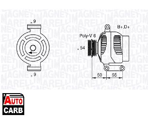 Δυναμό MAGNETI MARELLI 063358061010 για LANCIA YPSILON 2003-2011, OPEL AGILA 2000-2007, OPEL ASTRA 2004-2014