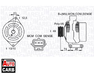 Δυναμό MAGNETI MARELLI 063377411010 για FORD FUSION 2002-2012