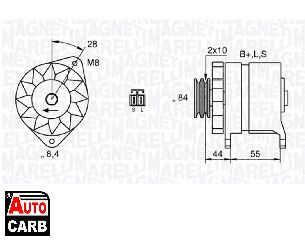 Δυναμό MAGNETI MARELLI 063532609010 για KIA PREGIO 1995-2010