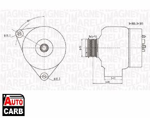 Δυναμό MAGNETI MARELLI 063731300010 για MERCEDES-BENZ SPRINTER 1995-2012, MERCEDES-BENZ V-CLASS 1996-2003, MERCEDES-BENZ VITO 1996-2003