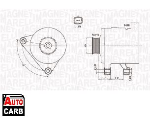 Δυναμό MAGNETI MARELLI 063731498010 για CITROEN C-ELYSEE 2012-, CITROEN NEMO 2009-, CITROEN XSARA 1997-2010