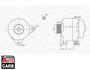 Δυναμό MAGNETI MARELLI 063731921010 για VW PASSAT 2005-2015, VW POLO 2009-