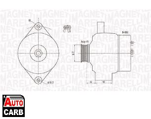 Δυναμό MAGNETI MARELLI 063732026010 για SUZUKI SWIFT 2005-, SUZUKI SX4 2006-