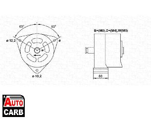 Δυναμό MAGNETI MARELLI 943346121010 για MAN L2000 1993-, MERCEDES-BENZ LK/LN2 1984-2011, MERCEDES-BENZ MK 1987-2005