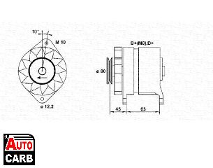 Δυναμό MAGNETI MARELLI 943356380010 για LADA TOSCANA 1982-2012