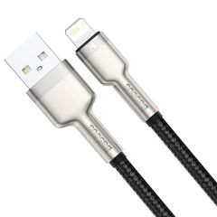 Baseus Cafule Series Metal Data USB-A / Lightning 2.4A cable 1m - black-thumb-1