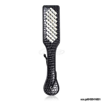 NAUGHTY TOYS crocodile texture rivets bondage paddle 32 cm