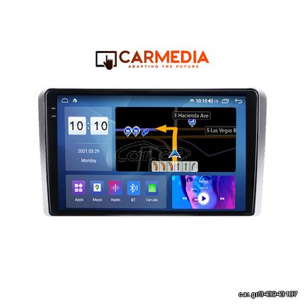 MEGASOUND - CARMEDIA CM8095-13 PLUS TABLET 9.5'' OEM TOYOTA AVENSIS T25 2003-2009 SILVER