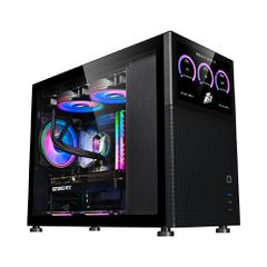1STPLAYER MIKU Mi6-EV Gaming Midi Tower Κουτί Υπολογιστή με Πλαϊνό Παράθυρο Μαύρο