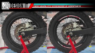 ΑΥΤΟΚΟΛΛΗΤΑ ΓΙΑ ΖΑΝΤΕΣ - YAMAHA XT660R - RED-thumb-4