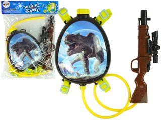 Water Gun Brown Magazine in Backpack Harness Dinosaurs