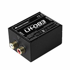 OMNITRONIC LH-083 Passive Stereo Line Isolator with RCA Sockets - OMNITRONIC
