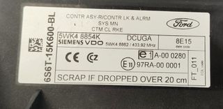 ΣΕΤ IMMOBILIZER FORD FIESTA 5 A9JA (S118763026B,6S6112A650TB,8EAB,6S6T15K600BL,5WK48854K)-thumb-7
