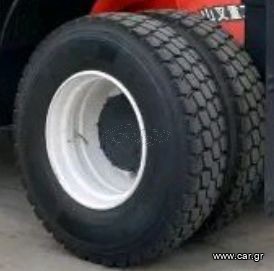 Ελαστικό φαρδύ, για μηχανήματα 4×4 & φορτηγά, 12r22,5 & 13r22,5…
