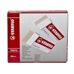 Γόμα Stabilo Λευκή πακ=20τεμ Stabilo 50-788