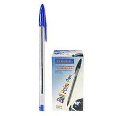 Στυλό Κλασσικό Διάφανο Ballpoint Μπλε 1mm JustNote 8035 - 50 ΤΕΜ 60-15