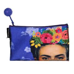 Νεσεσέρ Frida Μπλε 23x13εκ. Κεντημένο βαμβακερό