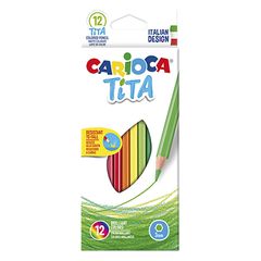 Ξυλομπογιά Οικολογική Carioca Τιτα σετ=12 Χρώματα Carioca 42793 - 12 ΤΕΜ 60-699