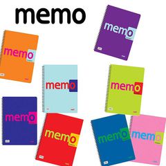 Next memo τετράδιο σπιράλ 21x29εκ. 3θεμ. - 10 ΤΕΜ
