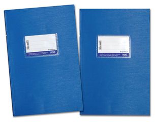 Next τετράδιο ευρετήριο Α-Ω μπλε 17x25εκ. 50φυλ.,70γρ. - 10 ΤΕΜ