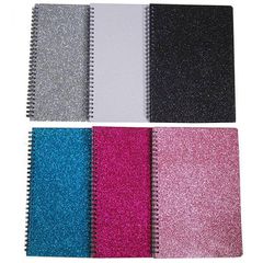 Next glitter τετράδιο σπιράλ 17x25εκ. 2θεμ. 70φ. - 10 ΤΕΜ
