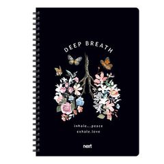 Next trends deep breath τετράδιο σπιράλ 3 θέματα 105 φύλλα 21x29εκ. - 3 ΤΕΜ