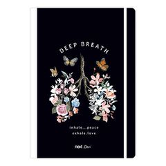 Next trends deep breath τετράδιο flexi λάστιχο 21x29εκ. 2θεμ. 80φ. - 3 ΤΕΜ