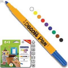 Centropen μαρκαδόροι decor pen 8+1 χρώματα - 5 ΤΕΜ
