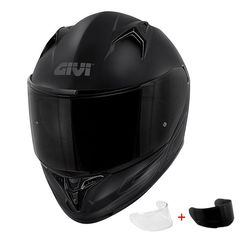 Κράνος Givi H50.9 Matt Black ECE 22.06 + Φιμέ Ζελατίνα