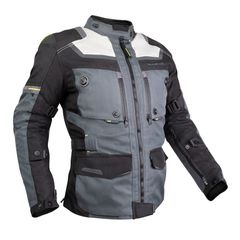 Nordcode Μπουφάν Μηχανής Adventure Evo 24 Γυναικείο 4 εποχών Μαύρο/Γκρι